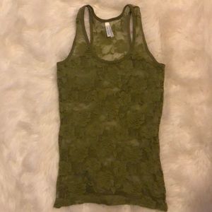 Laced tank top